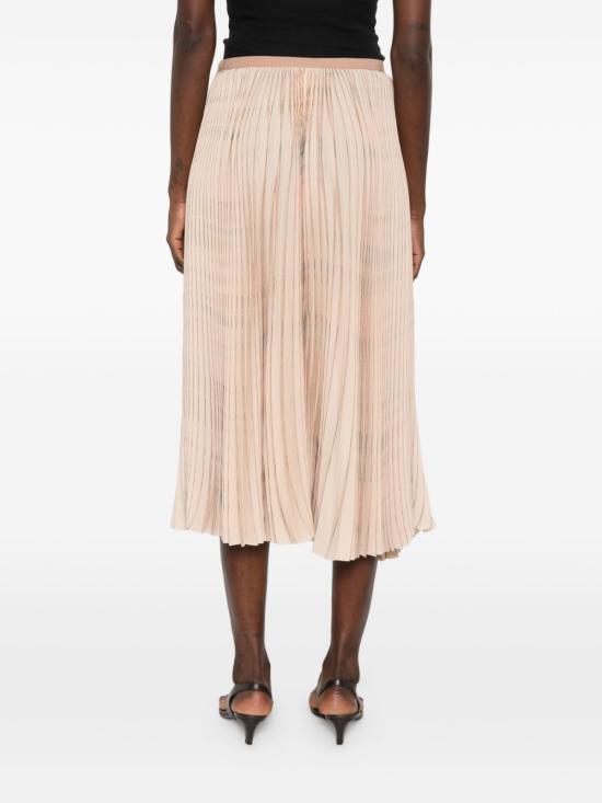 26SS 파비아나 필리피 미디 스커트 GND276F842 M168VR1 Beige - FABIANA FILIPPI