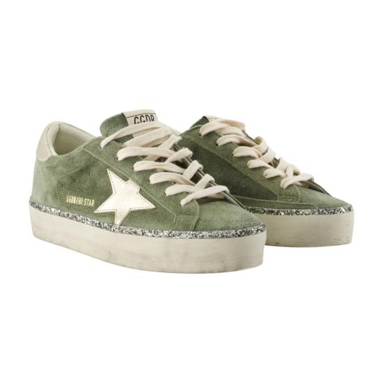 26SS 골든구스 스니커즈 GWF00118 F008126 35956 green - GOLDEN GOOSE