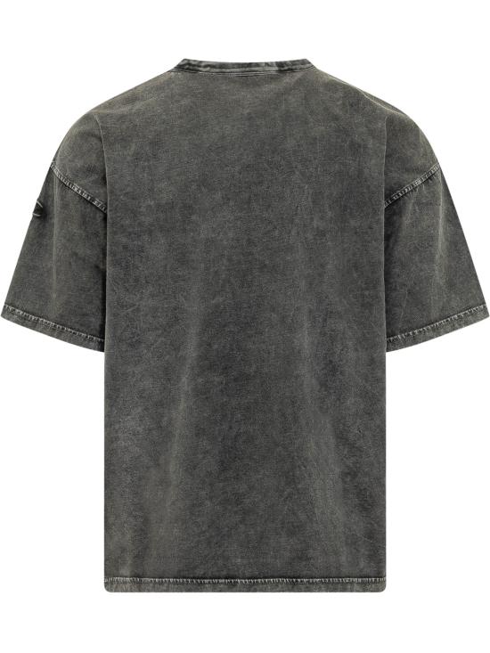 26SS 디젤 반팔 티셔츠 A195450HGBX 9XXA GRIGIO - DIESEL