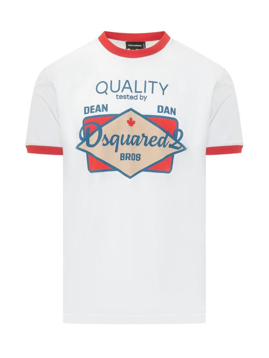 26SS 디스퀘어드2 반팔 티셔츠 S71GD1658D20033 964 WHITE RED