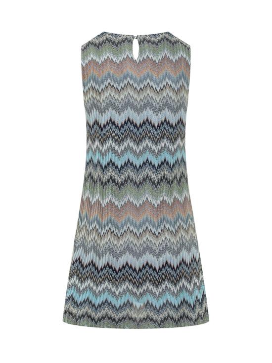 26SS 미소니 미디 원피스 DS26SG2ABR014T S91RM MULTICOLOR BLUE - MISSONI