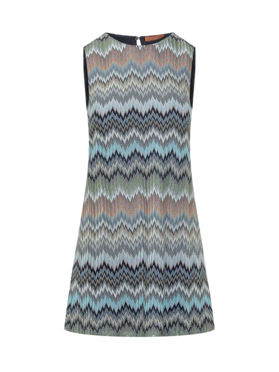 26SS 미소니 미디 원피스 DS26SG2ABR014T S91RM MULTICOLOR BLUE