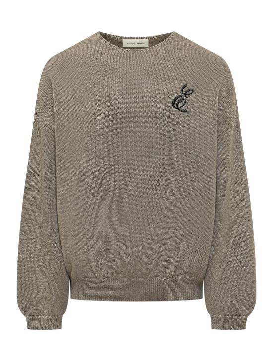 26SS 피어오브갓 엠브로이더드 와플 크루넥 스웨터 192HO254332F HOMESTEAD HOMESTEAD HEATHER