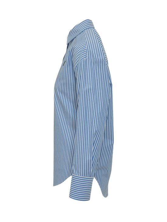 26SS 엠에스지엠 셔츠 4041MDE18X267129 84 LIGHT BLUE WHITE - MSGM