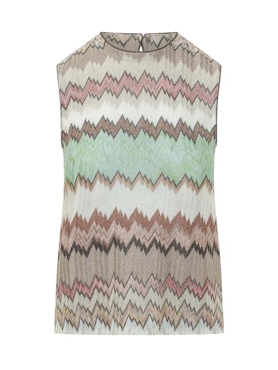 26SS 미소니 반팔 티셔츠 DS26SK0KBR014W SM9Y3 MULTICOLOR WHT