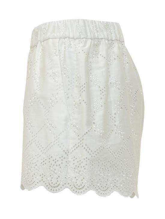 26SS 엠에스지엠 숏팬츠 4041MDB09267122 02 OFF WHITE - MSGM