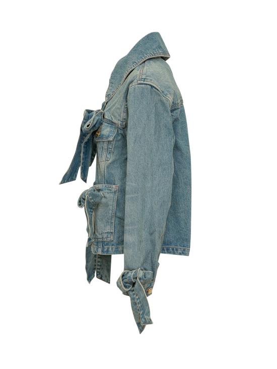 26SS 가니 라이트 리지드 데님 자켓 A1010057 567 MID BLUE VINTAGE - GANNI