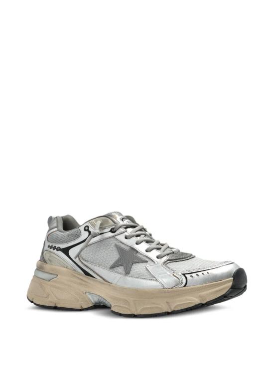 26SS 골든구스 라이트스타 스니커즈 GMF00724 F007843 60320 GREY SILVER BLACK - GOLDEN GOOSE
