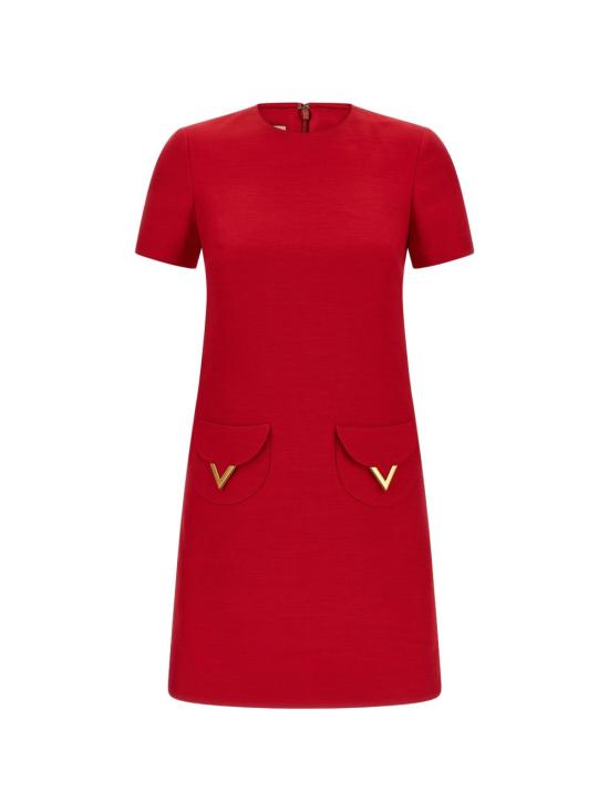 26SS 발렌티노 가라바니 숏 원피스 BVAJD5 1CFR9M Red