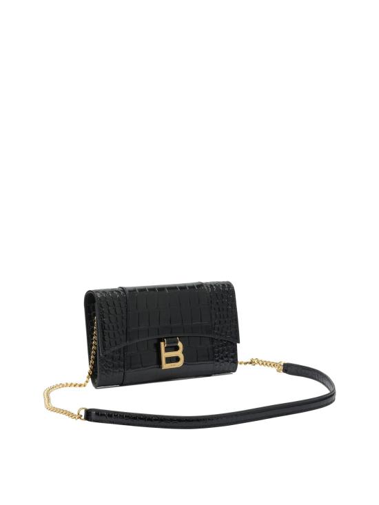 26SS 발렌시아가 아워글래스 월렛 온 체 8463432ABLU1000 - BALENCIAGA