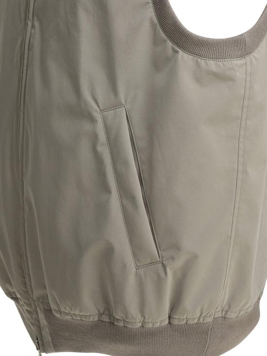 26SS 브루넬로 쿠치넬리 가공 나일론 웨이스트코트 MM4796584CJM82 - BRUNELLO CUCINELLI