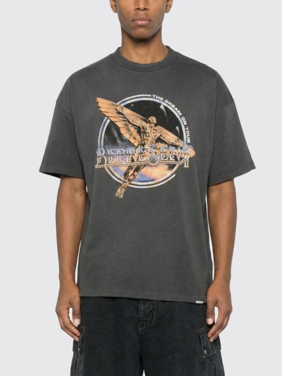 26SS 리프레젠트 반팔 티셔츠 MLM100823 SUNFADEGRE Grey