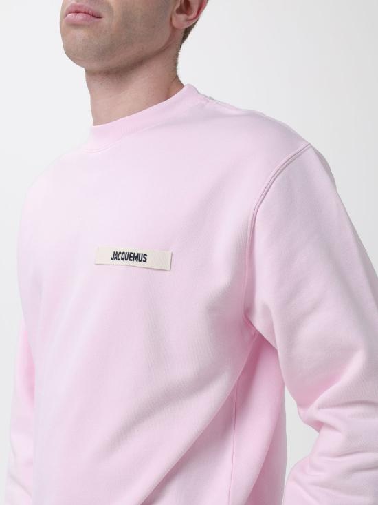 26SS 자크뮈스 그로그랭 스웨트 셔츠 SSM00206AJ00126 431 Pink - JACQUEMUS