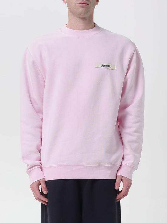 26SS 자크뮈스 그로그랭 스웨트 셔츠 SSM00206AJ00126 431 Pink