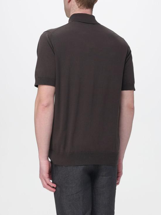 26SS 파올로페코라 폴로 티셔츠 A007F100 2345 Brown - PAOLO PECORA