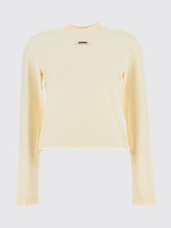 26SS 자크뮈스 반팔 티셔츠 TSW00155AJ00124 130 Beige - JACQUEMUS