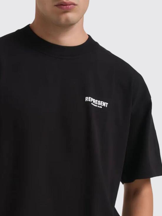 26SS 리프레젠트 반팔 티셔츠 OCM41114 001 Black - REPRESENT