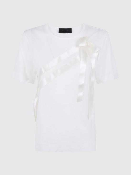 26SS 시몬로샤 반팔 티셔츠 54530571 IVORY White - SIMONE ROCHA