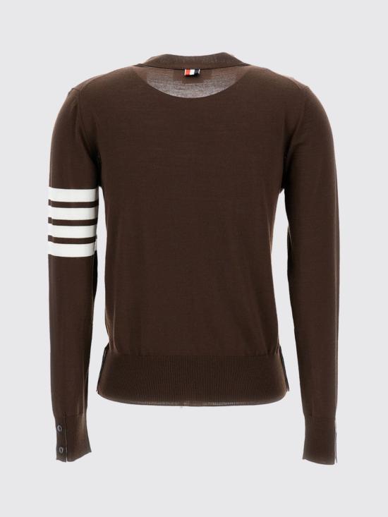 26SS 톰브라운 파인 메리노 울 4바 릴렉스 핏 가디건 FKC334AY1014 208 Brown - THOM BROWNE
