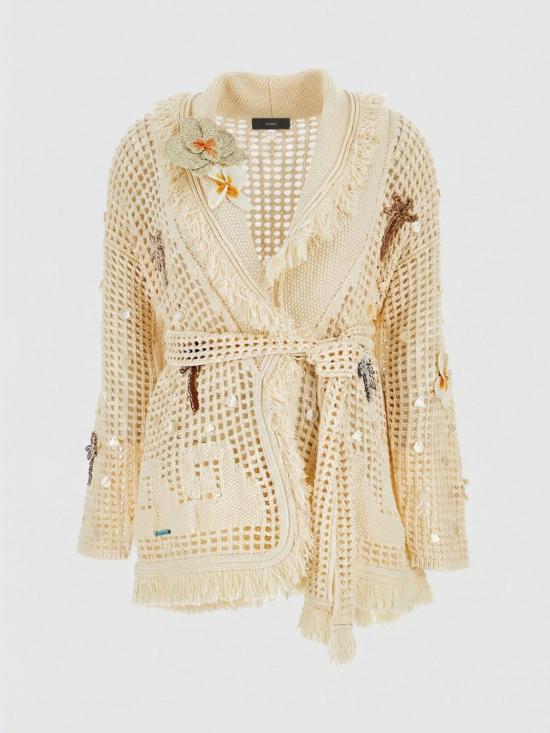 26SS 알라누이 스웨터 LWHB064R26KNI013 0F0F Beige - ALANUI