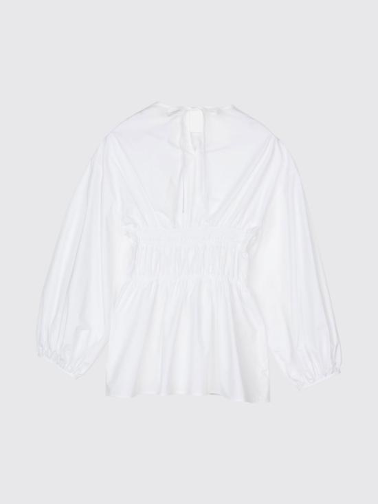 26SS 세실리아 반센 긴팔 티셔츠 25RTW11003 White - CECILIE BAHNSEN