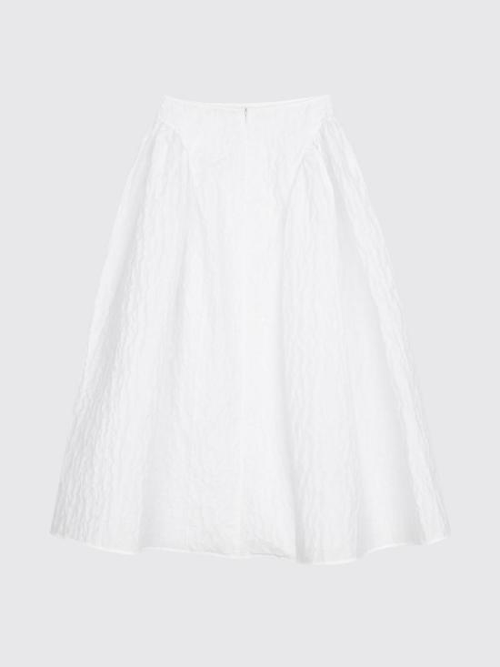 26SS 세실리아 반센 롱 스커트 25RTW17013 White - CECILIE BAHNSEN