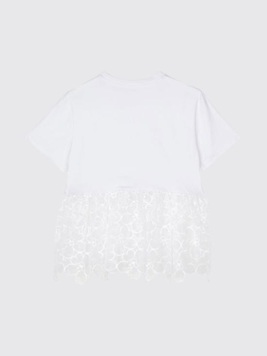 26SS 세실리아 반센 반팔 티셔츠 25RTW19004 White - CECILIE BAHNSEN