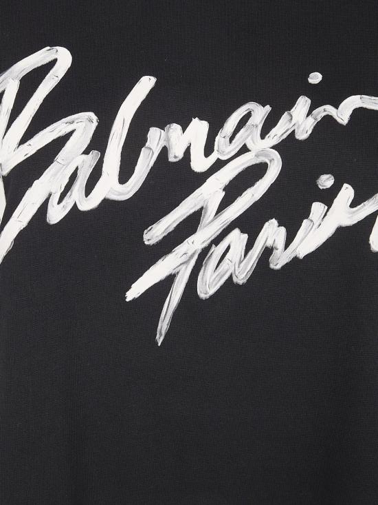 26SS 발망 반팔 티셔츠 GF1EG110BD41 EAB Black - BALMAIN