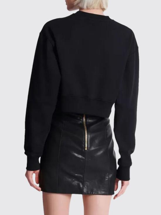 26SS 발망 스웨터 GF1JO080BD41 EAB Black - BALMAIN