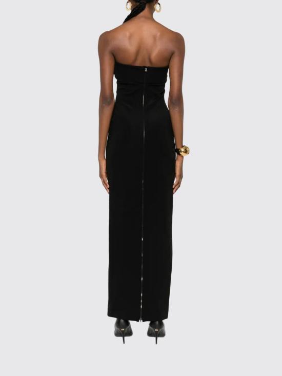 26SS 발망 롱 원피스 GF1RG080JL05 0PA Black - BALMAIN