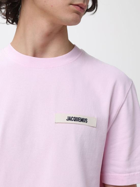 26SS 자크뮈스 반팔 티셔츠 TSM00133AJ00226 431 Pink - JACQUEMUS