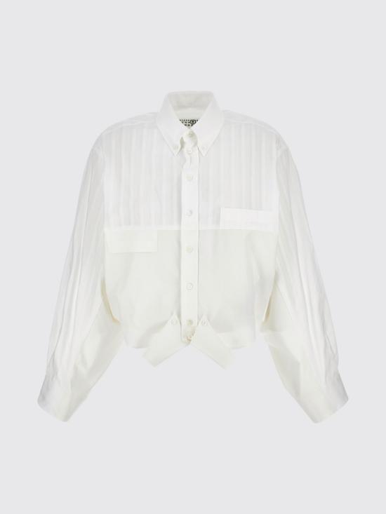 26SS MM6 메종마르지엘라 셔츠 S52DT0058MTN128 961 White - MM6 MAISON MARGIELA