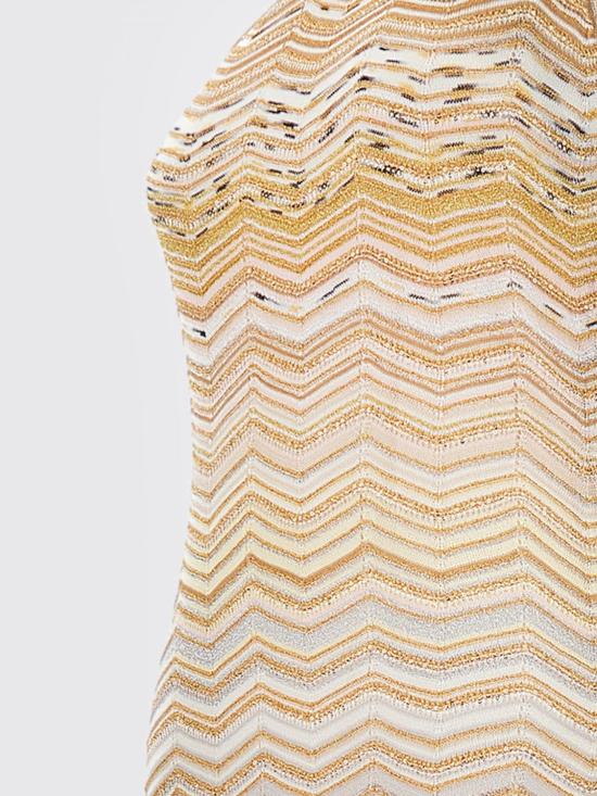 26SS 미소니 롱 원피스 DS26SG1GBK01H9 SM9ZU Beige - MISSONI