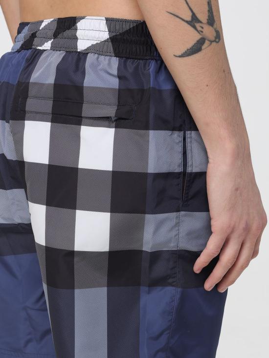 26SS 버버리 체크 스윔팬츠 8112685 Blue - BURBERRY