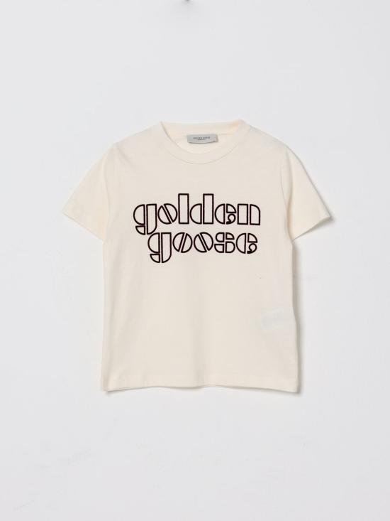 26SS [키즈] 골든구스 티셔츠 GKP01403P002433 11560 White