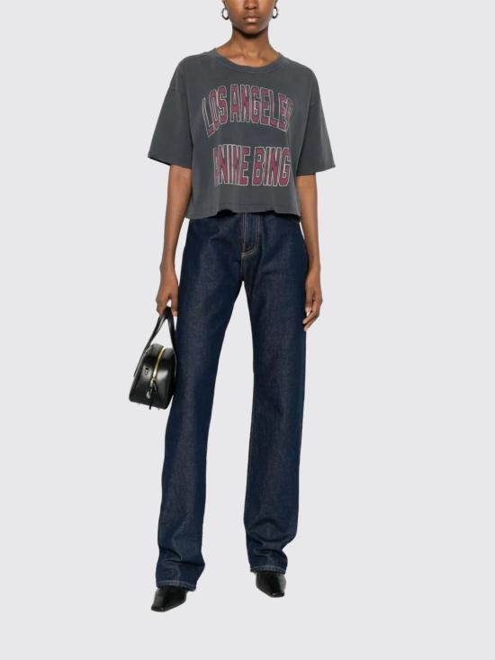 26SS 애니빙 반팔 티셔츠 A0811739 WBL1 Black - ANINE BING