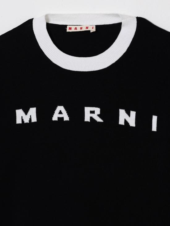 26SS [키즈] 마르니 풀오버 M01815M00X2 0M900 Black - MARNI