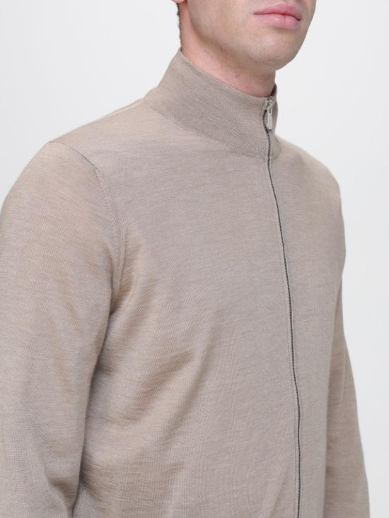 26SS 브루넬로 쿠치넬리 캐시미어와 실크 가디건 M2300106 C077A Brown - BRUNELLO CUCINELLI