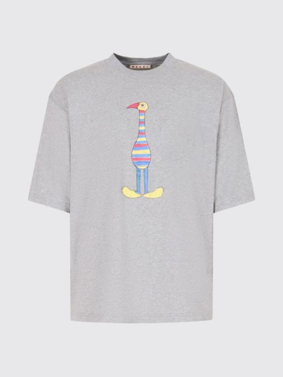 26SS 마르니 반팔 티셔츠 HUMU02233PUSCY98 LON38 Grey - MARNI