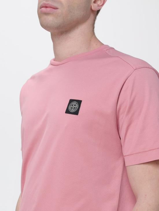 26SS 스톤 아일랜드 반팔 티셔츠 2100027S0013 V008G Pink - STONE ISLAND