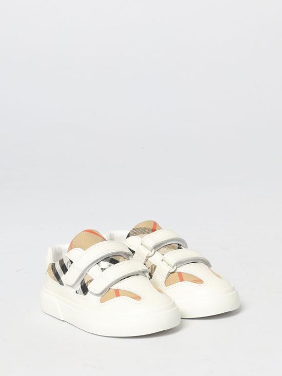 26SS [키즈] 버버리 스니커즈 8089231 B9368 White - BURBERRY