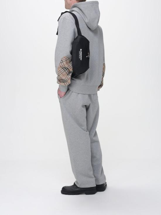 26SS 버버리 후드 티셔츠 8120757 Grey - BURBERRY