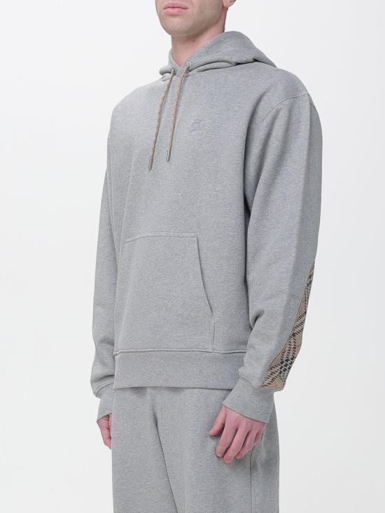 26SS 버버리 후드 티셔츠 8120757 Grey - BURBERRY