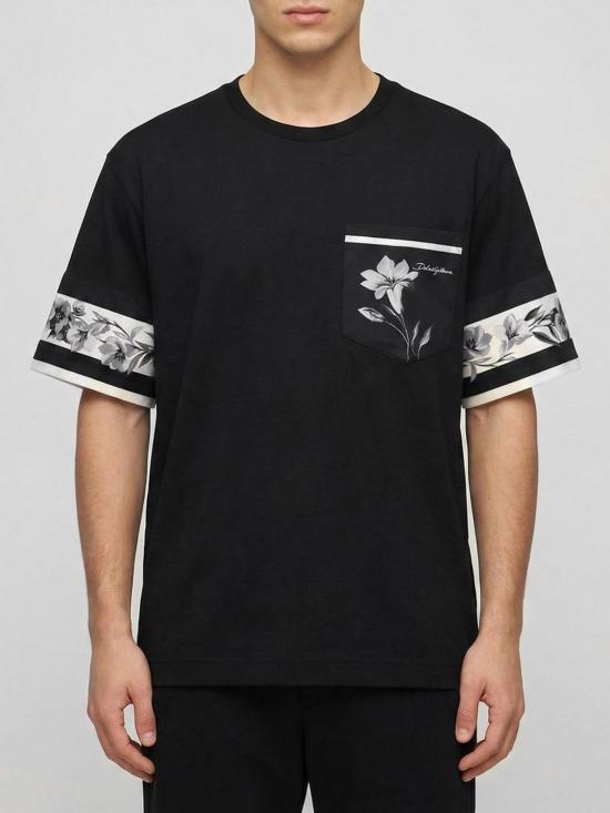 26SS 돌체앤가바나 반팔 티셔츠 G8SB2TG7PZJ N0000 Black