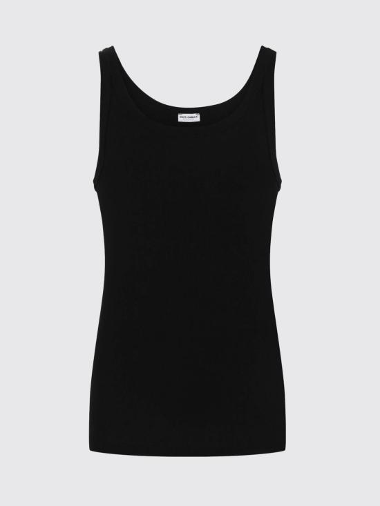 26SS 돌체앤가바나 반팔 티셔츠 M8C19JONN96 N0000 Black - DOLCE & GABBANA