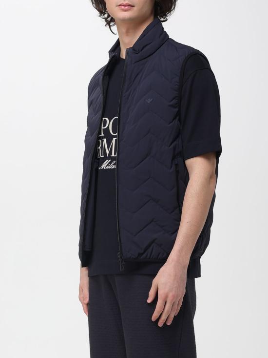 26SS 엠포리오 아르마니 베스트 EM004946AF18499 UB118 Navy - EMPORIO ARMANI