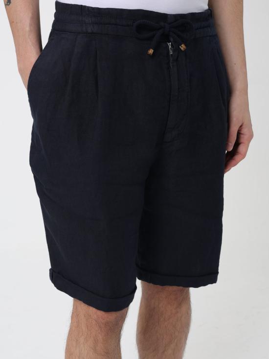 26SS 브루넬로 쿠치넬리 숏팬츠 M243DU0020 C2517 Blue - BRUNELLO CUCINELLI