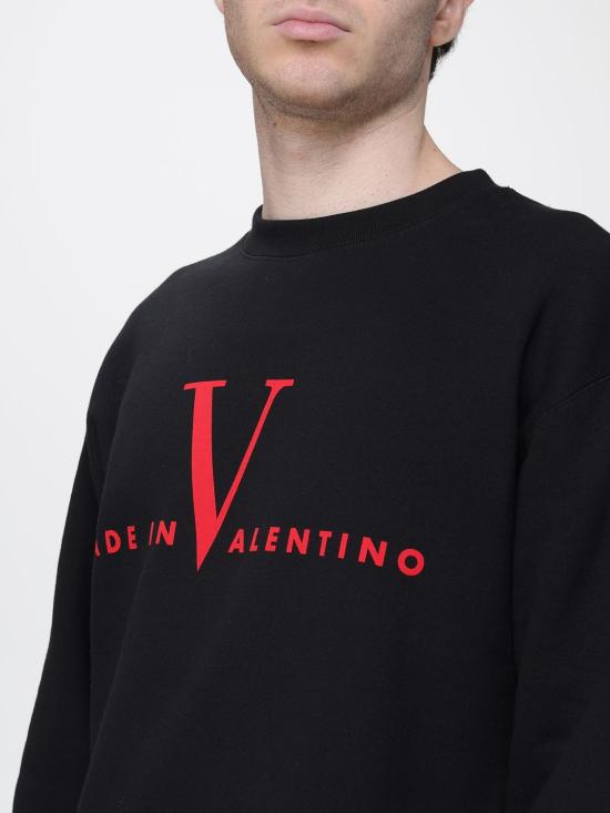 26SS 발렌티노 가라바니 긴팔 티셔츠 VMF28RBCU 0NR Black - VALENTINO GARAVANI