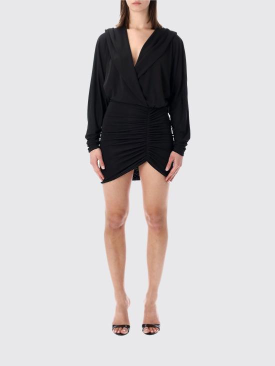 26SS 안다마네 롱 원피스 T190153ATJP073 999 Black