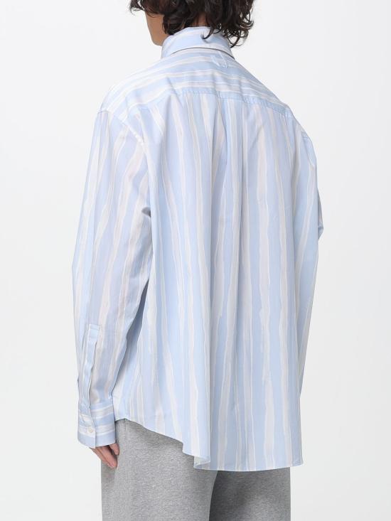 26SS 자크뮈스 긴팔 셔츠 SHM00605AW00691 3GT Gnawed Blue - JACQUEMUS